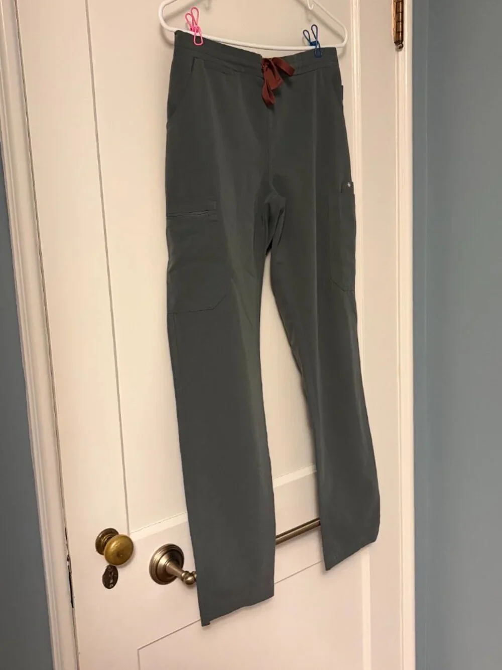 Figs women's small scrub set Bonsai High Waisted Yola skinny pant and casma top